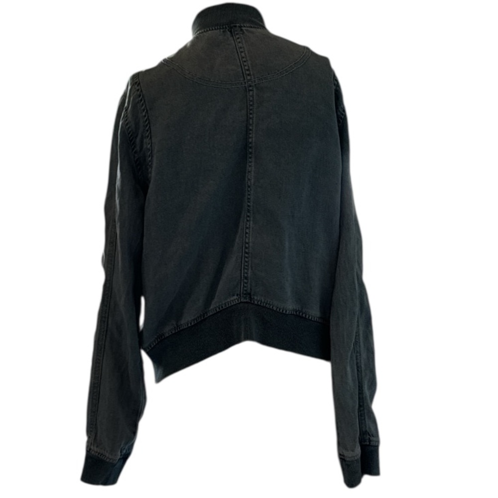 Anthropologie Pilcro Denim Chambray Bomber Jacket Size Small - Picture 9 of 15